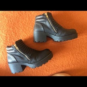 Outsider by 67 Shoes black booties, size 8